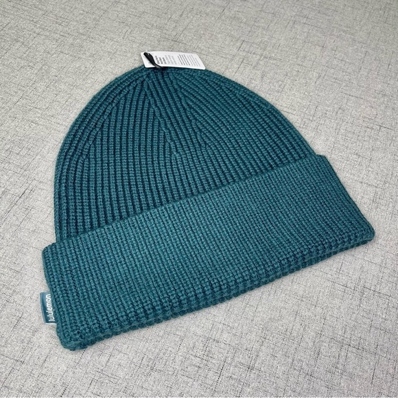 Lululemon Ribbed Merino Wool Knit Beanie Winter Hat Green Jasper Nwt - Picture 4 of 8